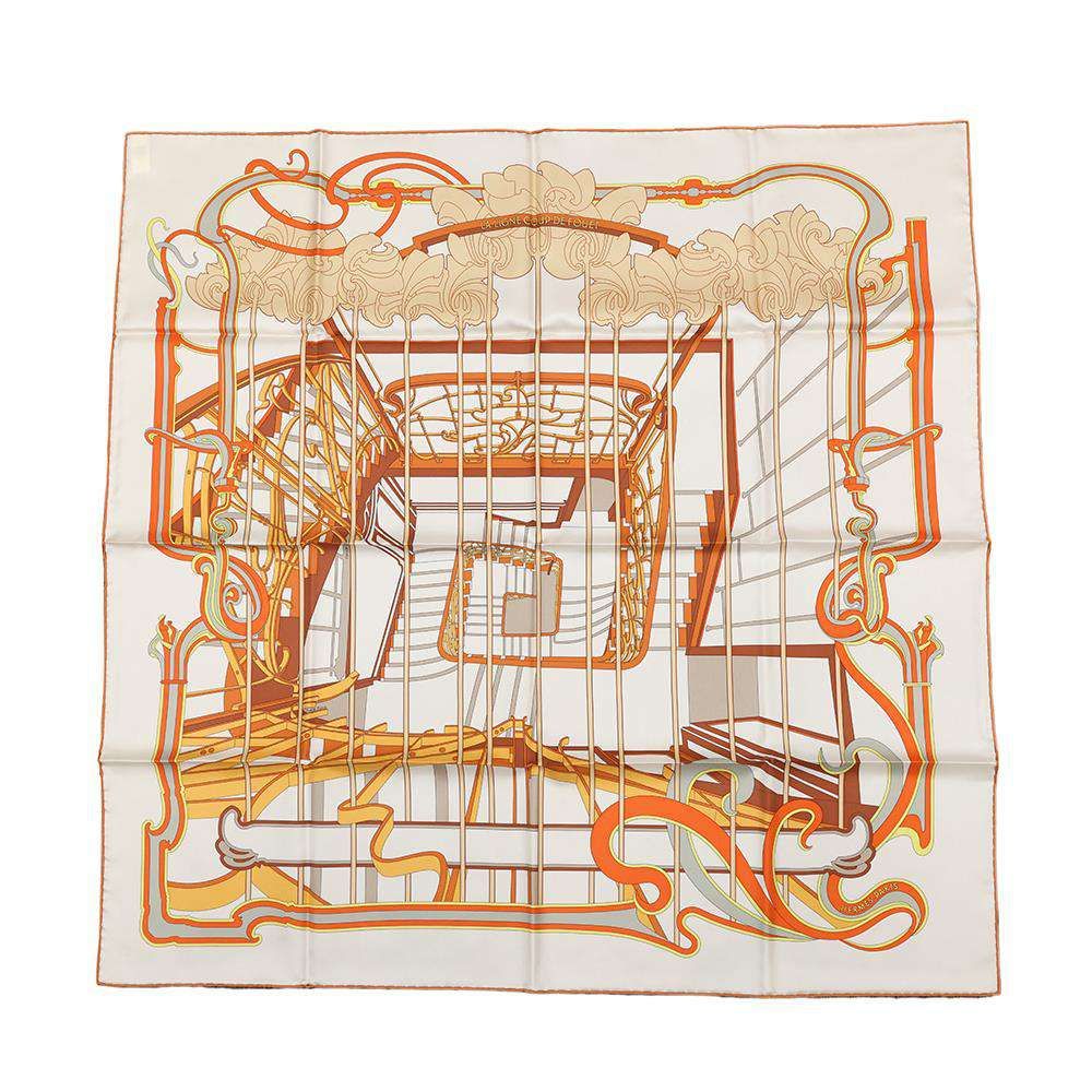 エルメス スカーフ カレ90 鞭のライン La Ligne Coup de Fouet HERMES