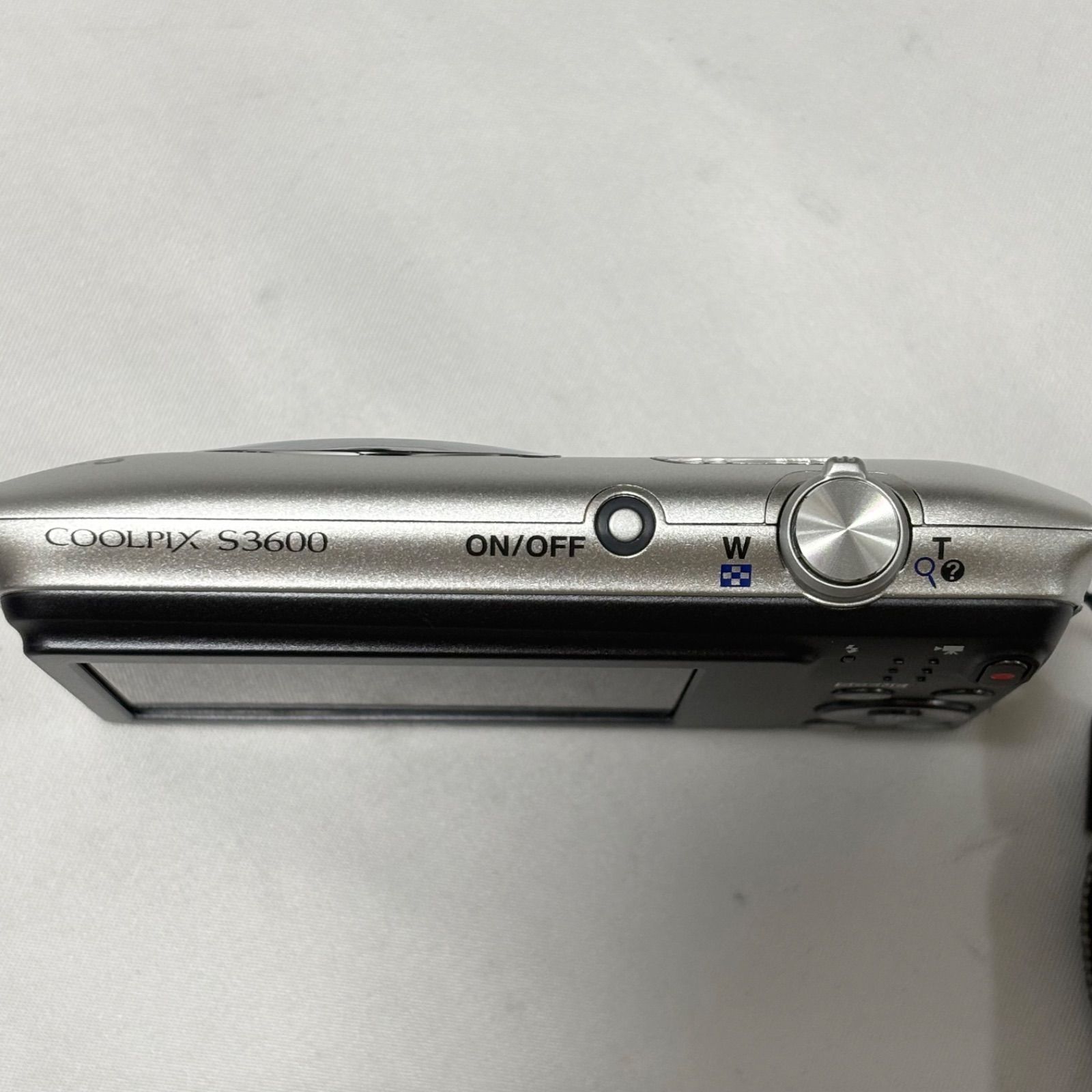 送料無料】Nikon/ニコン/COOLPIX/クールピクス/S3600/シルバー 