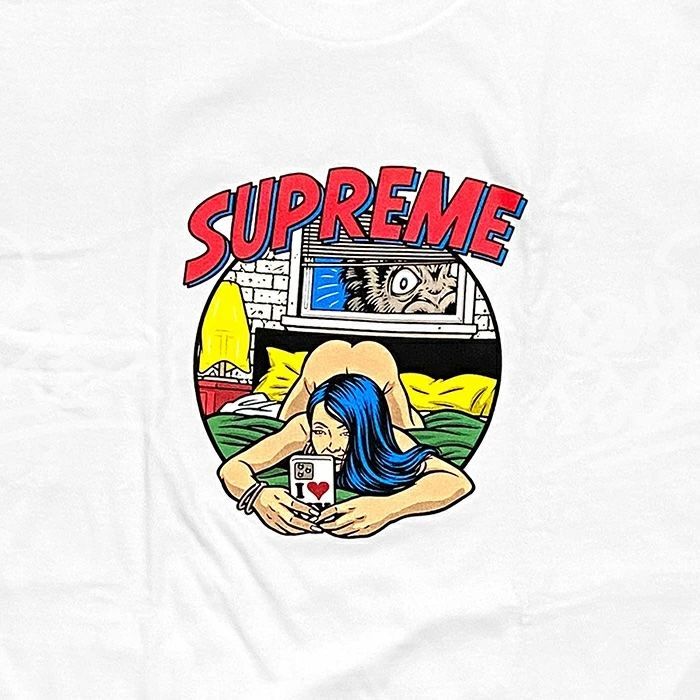 送料無料 メンズ Tシャツ ホワイト Supreme シュプリーム Bedroom Tee 
