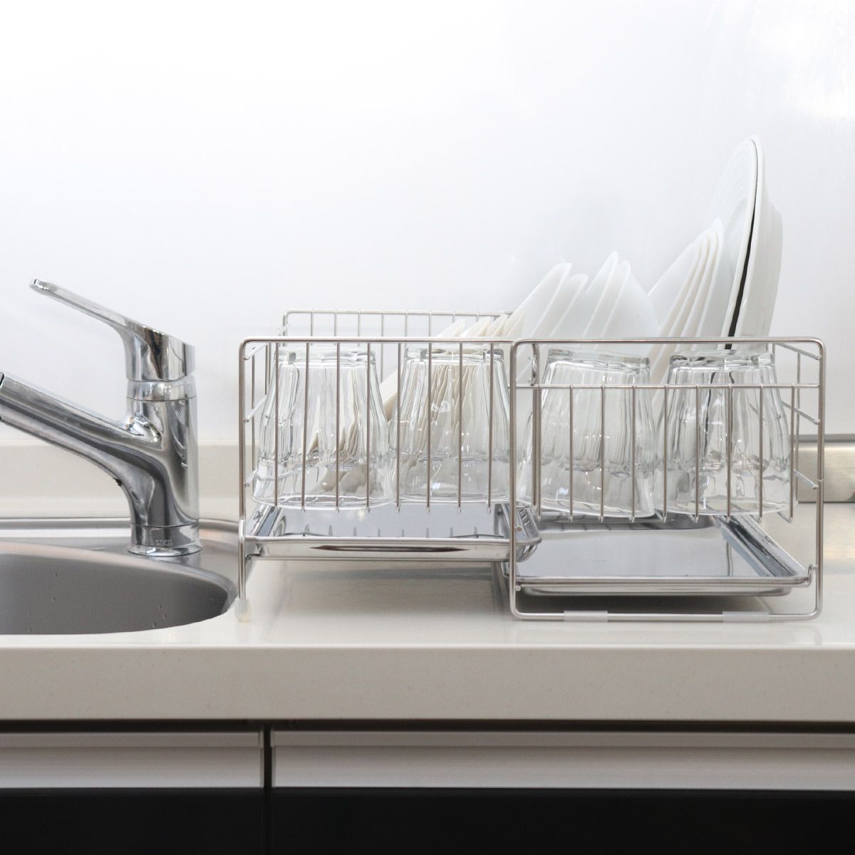 水切りラック オールステンレス広げて使える水切り シンク上 スリム ステンレス 水切り シンク横 日本製 おしゃれ コンパクト シンク 渡せる シンクサイド 大容量 ステンレス水切り ディッシュラック WWW_USTAUSTRALIA_COM_AU