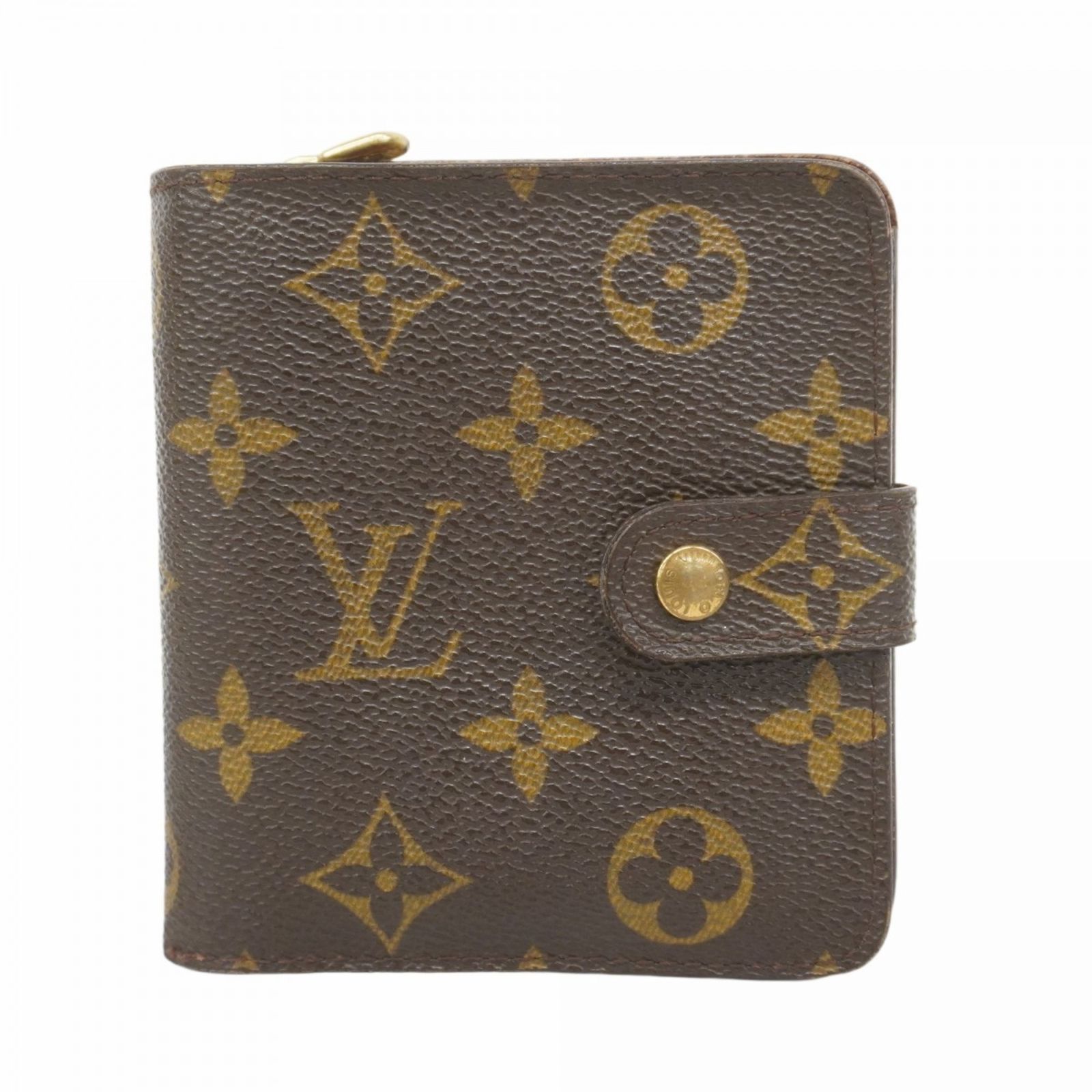 ルイ ヴィトン Louis Vuitton ルイ ヴィトン 財布 モノグラム コンパクトジップ M61667 ブラウンレディース