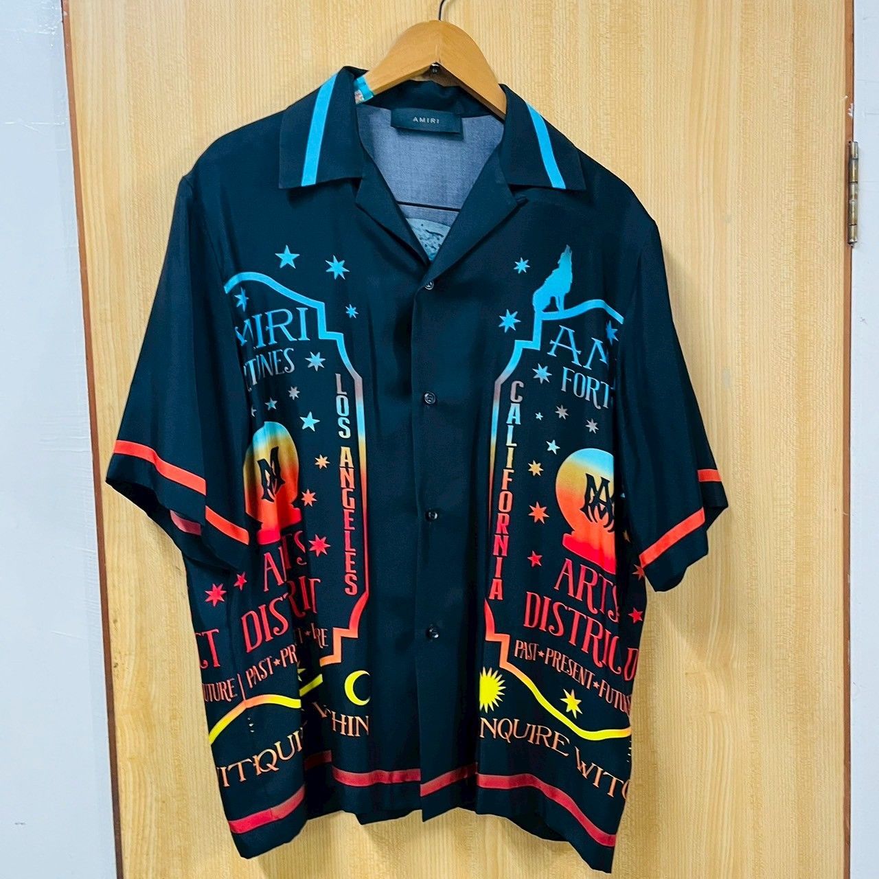 ❗️✨リゾート風✨❗️】AMIRI FORTUNE ボウリングシャツ L