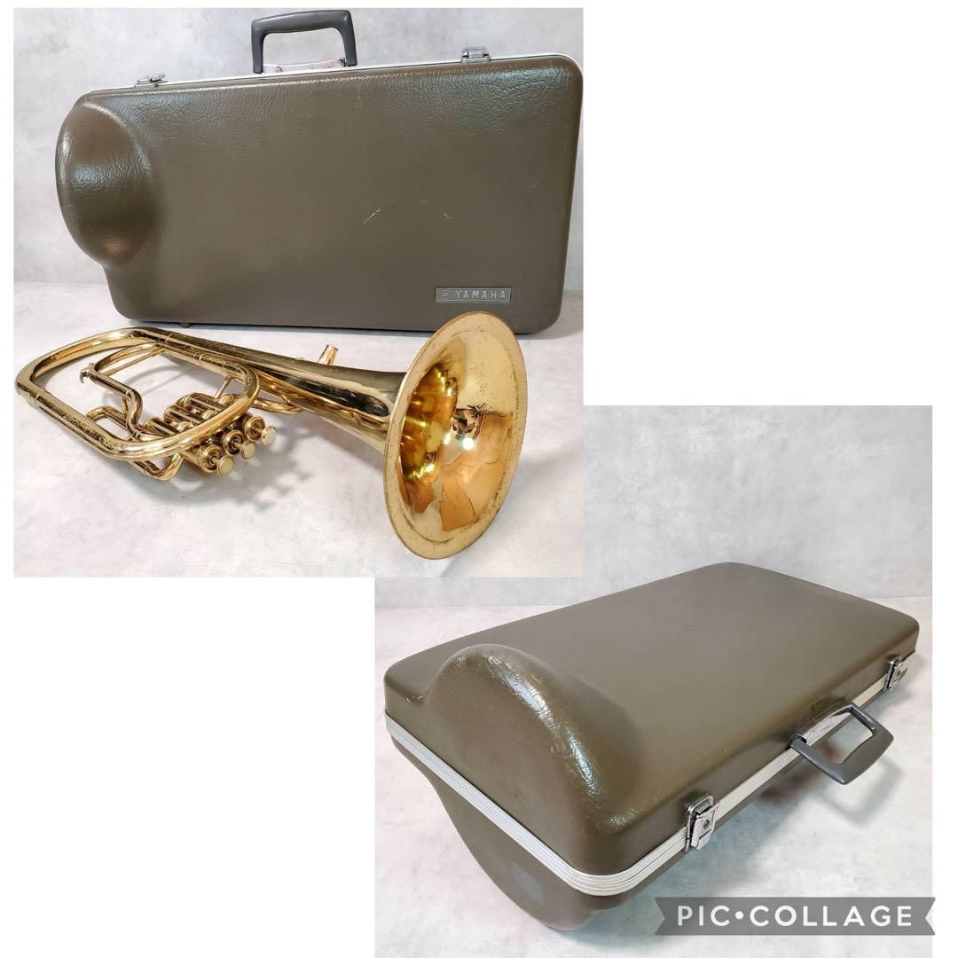 YAMAHA YAH201 アルトホルン YAH-201 本体 マウスピース ハードケース付き 品 キズ 凹み サビあり 演奏良好 ～上級者対応 音色 操作性良好 WWW_TRAVELLANDINDIA_COM