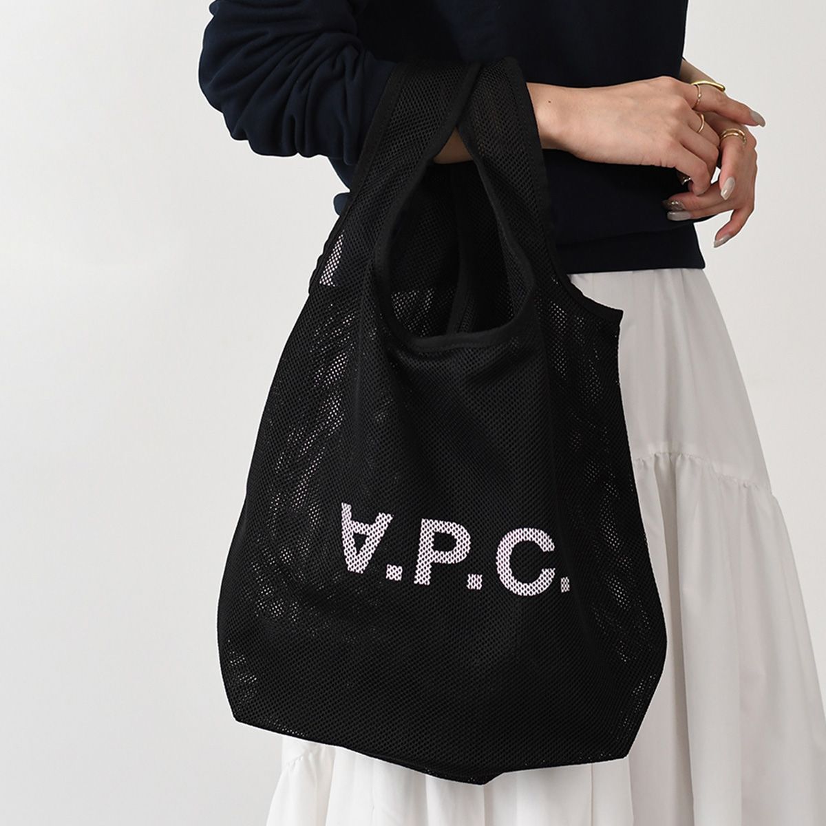 A.P.C アーペーセー バッグ トートバッグ エコバッグ メッシュ REBOUND 