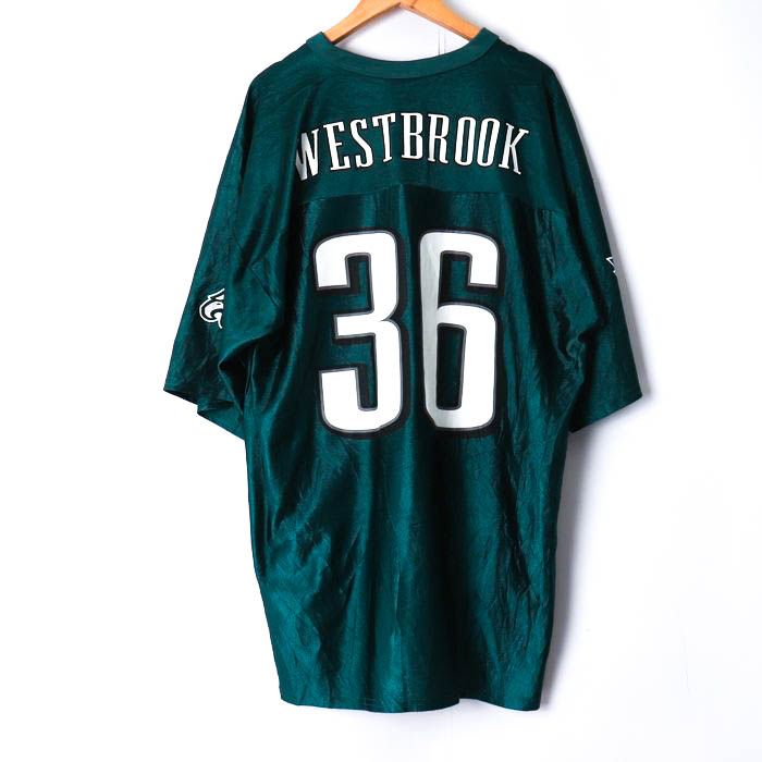ゲームシャツ フットボールtシャツ ユニフォーム NFL フットボールシャツ アメフト ユニフォーム NFL イーグルス #36 ゲーム