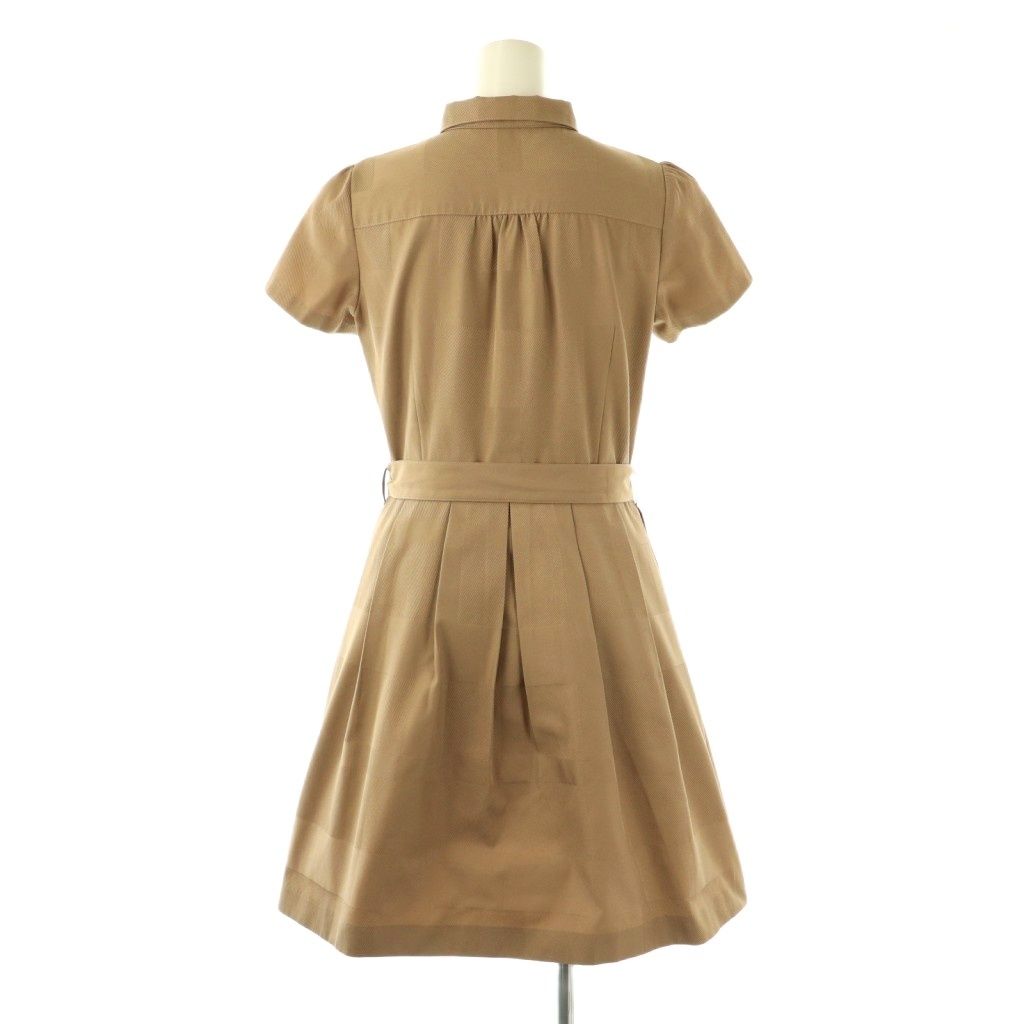 BLUE LABEL CRESTBRIDGE シャツワンピース 半袖 BLUE LABEL CRESTBRIDGE #snc ブルーレーベル クレストブリッジ