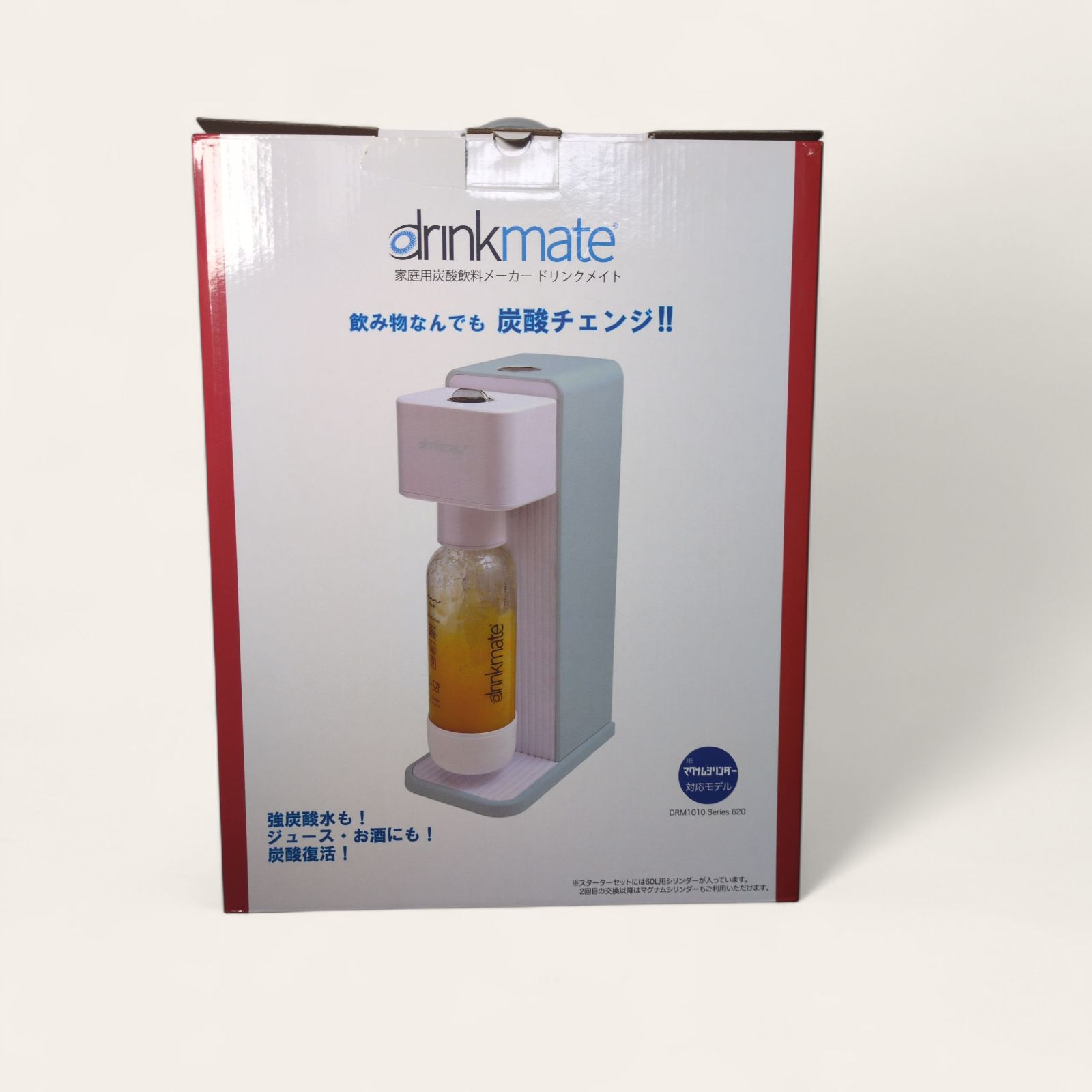 ドリンクメイト 炭酸水メーカー シリーズ620 DRM1010 ホワイト オートマチックタイプ