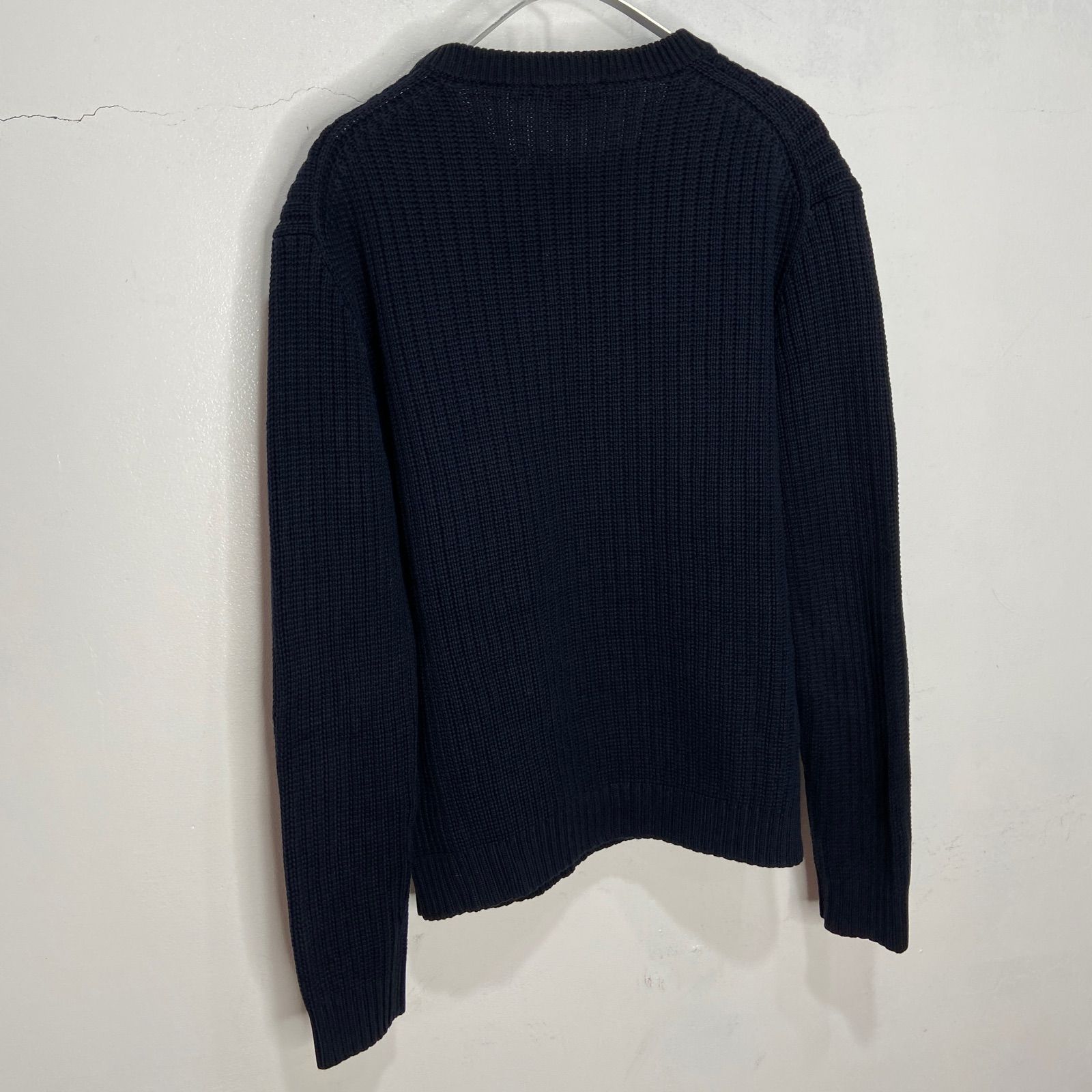 売れ筋 Titristリブ編み ブラック 長袖セーター Titristリブ編み