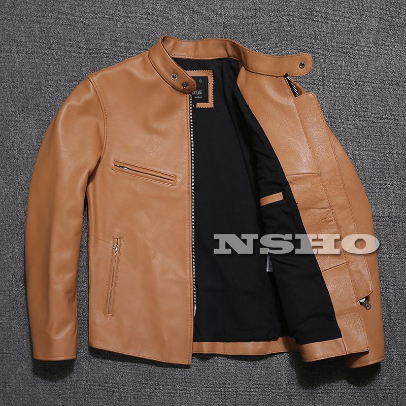 1.3mm カウハイド 60's カフェレーサー シングルライダース ウォッシュ