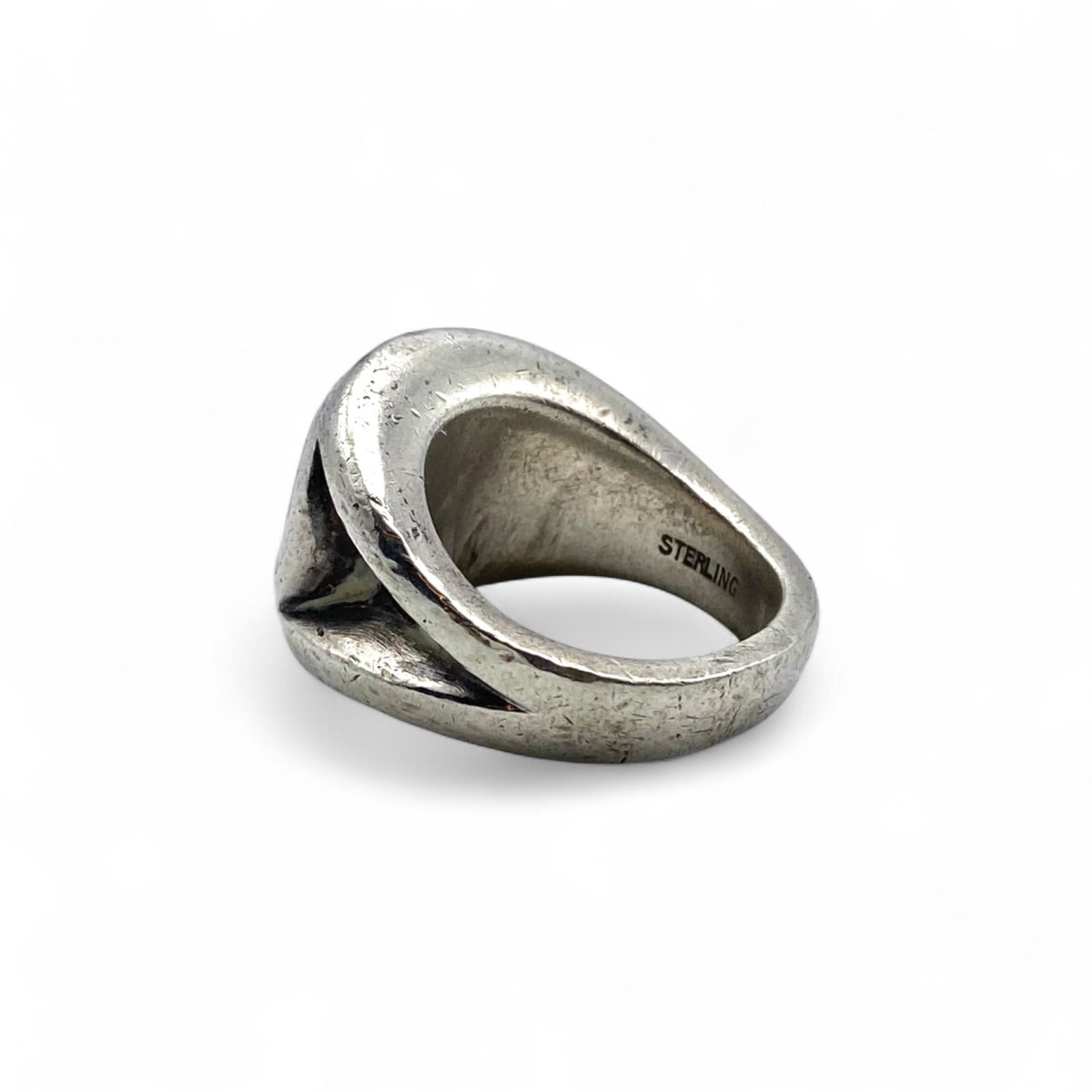 古の紋章】ゴシック Silver 925 刻印 90s Vintage Ring シルバー 