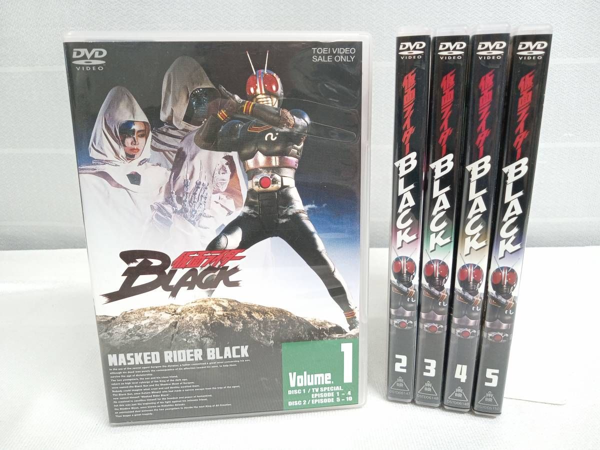DVD 【※※※】[全5巻セット]仮面ライダーBLACK VOL.1~5 - メルカリ