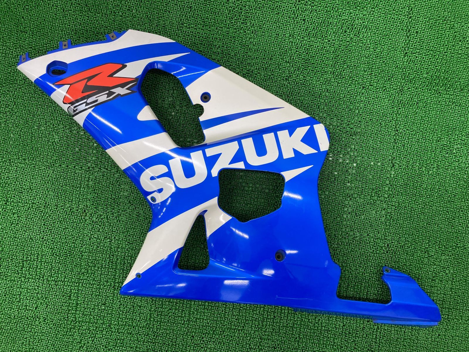 GSX-R750 サイドカウル 左 青M 35F スズキ 純正 中古 バイク 部品 GR7HA コンディション良好 品薄 希少品 車検 Genuine