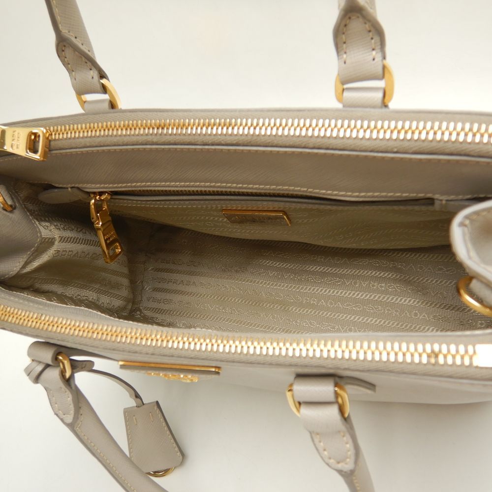 美品 PRADA ハンドバッグ 2way ガレリア BN2863 サフィアーノ プラダ PRADA ガレリア BN2863 ハンドバッグ 2WAY サフィアーノ