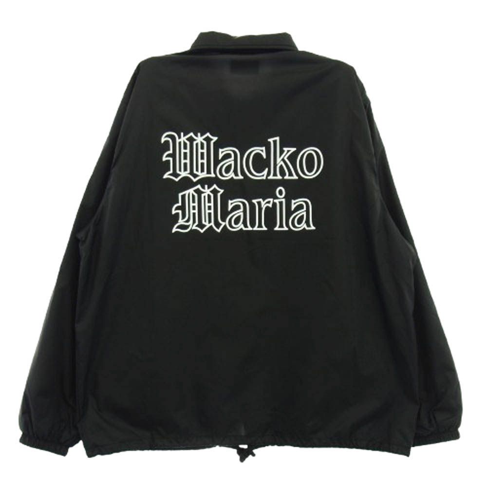 ワコマリア　コーチジャケット　新品未使用 WACKO MARIA/ワコマリア/COACH JACKET/コーチジャケット/BLACK