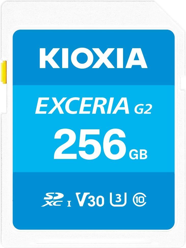 【人気商品】KIOXIA(キオクシア) 旧東芝メモリ SDカード 256GB SDXC UHS-I U3 V30 Class10 読出速度100MB/s 日本製 国内正規品 メーカー5年 KLNEB256G