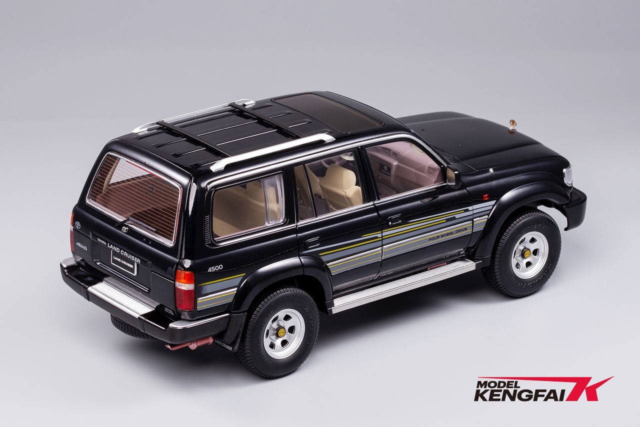 TK-KF032-2 KENGFAI 1 18 Toyota Land Cruiser VX-R LC80 Black