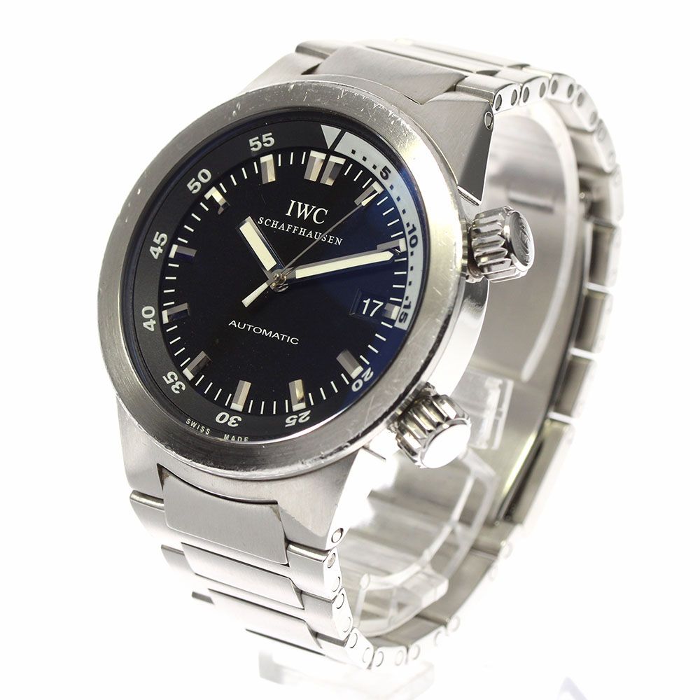 IWC IWC SCHAFFHAUSEN IW354801 アクアタイマー デイト 自動巻き