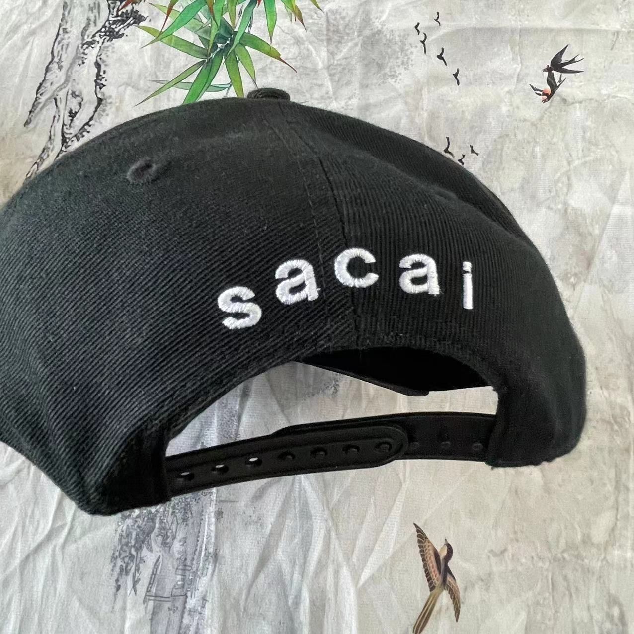 【未使用】sacai fragment design newera cap sacai × fragment × new era cap black sacai × fragment × new era