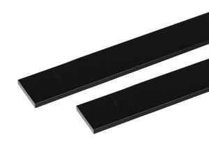 5営業日で発送 安田 アルミ平棒 2m 3.0x40mm ブラック 2本組