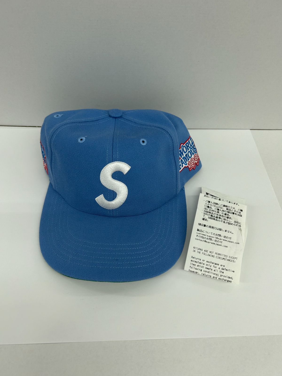 未使用 Supreme 25SS Supreme World Famous S Logo 6-Panel