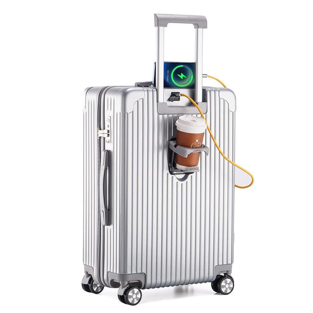 Silver_Mサイズ（4~7泊・託送必要・約63L） レーズ スーツケース