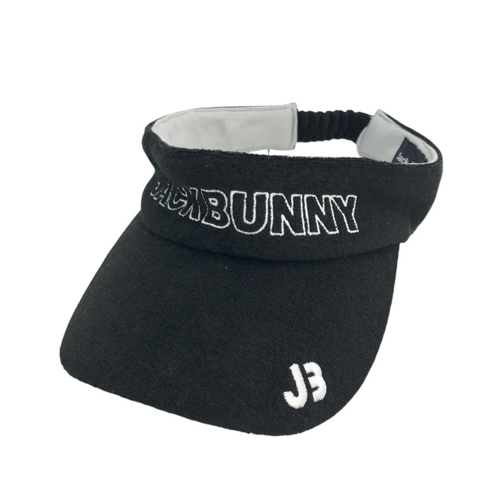 JACK BUNNY ジャックバニー 2023年モデル パイル地 サンバイザー  ブラック系 FR [240101282682] ゴルフウェア ストスト