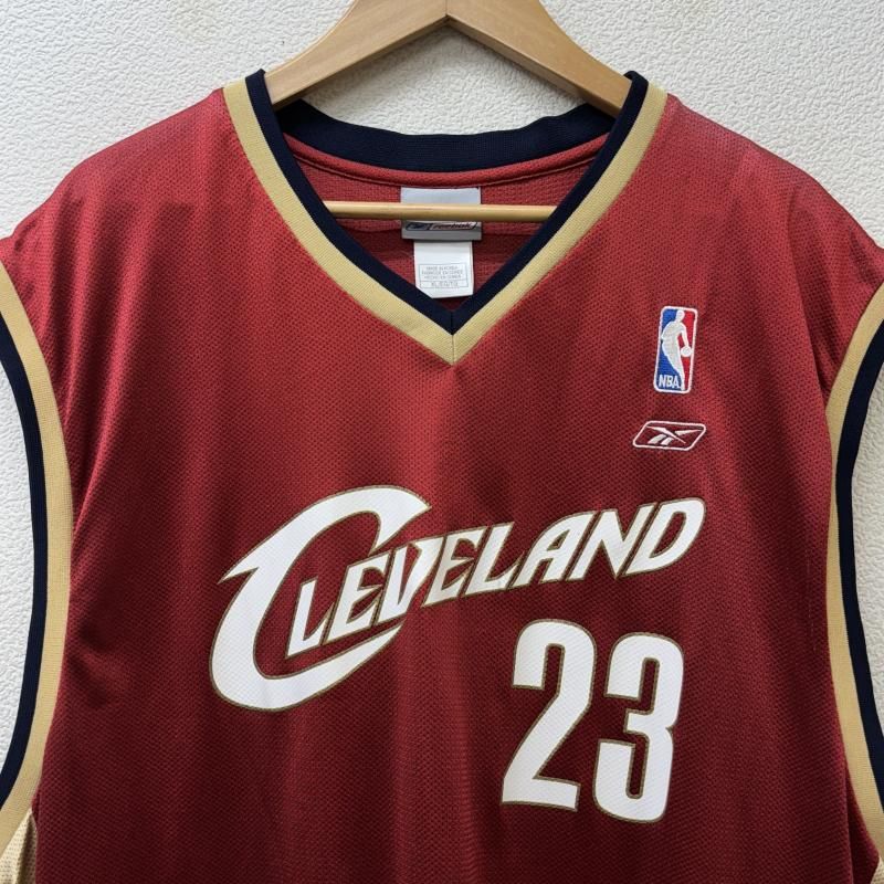 Reebok NBA レブロン・ジェームズ 23 ゲームシャツ NBA CAVS JAMES #23 レブロン・ジェームズ reebok リーボック製
