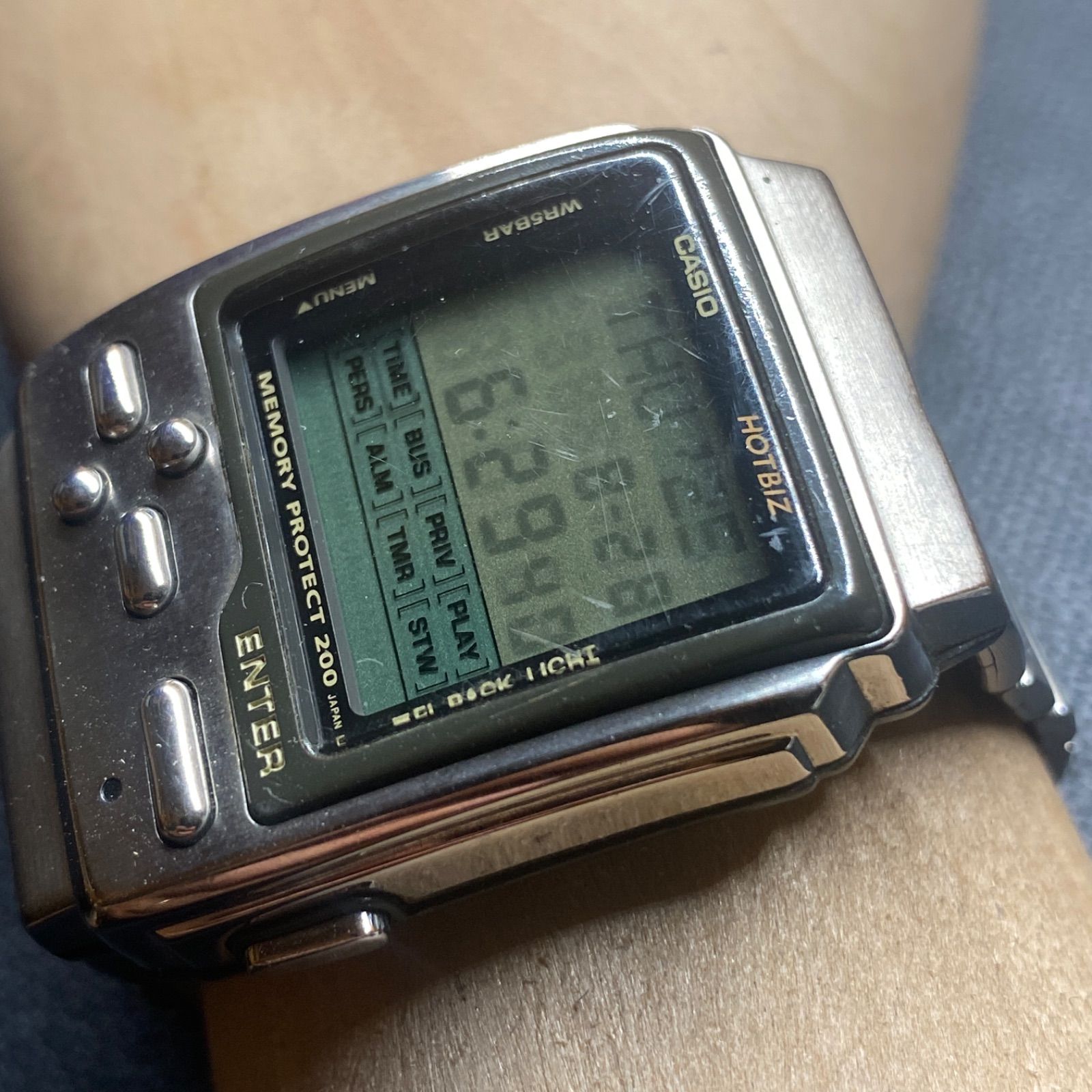 CASIO カシオ データバンク HOTBIZ VBD-2000 カシオ HOTBIZ CASIO DB-2000 データバンク ホットビズ メンズ