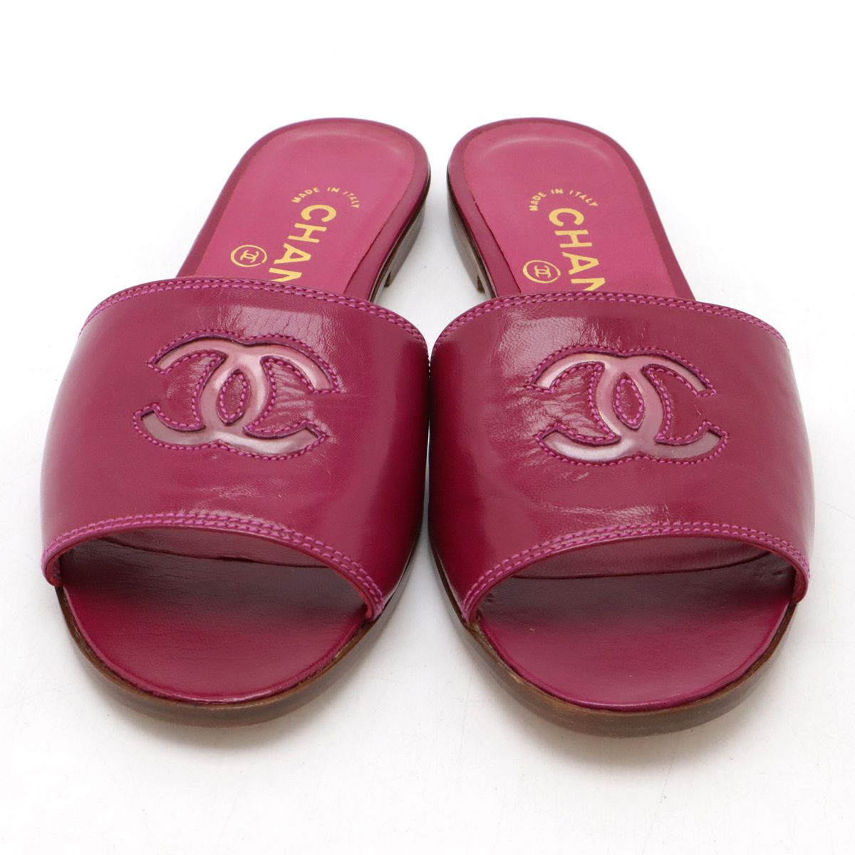 美品 CHANEL サンダル G26344 プラットフォーム ココマーク 35 CHANEL シャネル G45084 サイズ:44 ココマークサンダル 中古