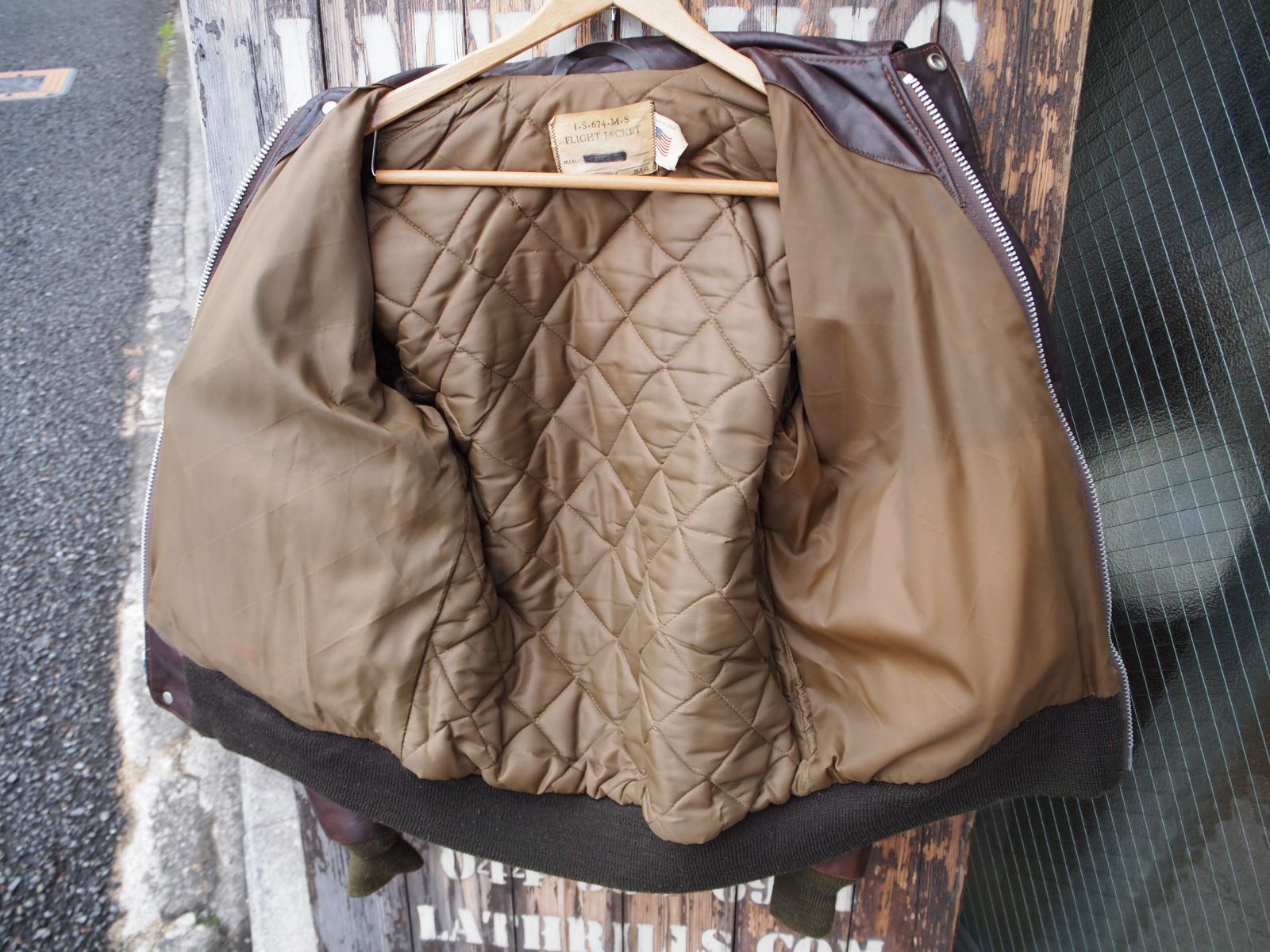 70s Vintage Schott A-2 Leather Jacket ショット ビンテージ フライト