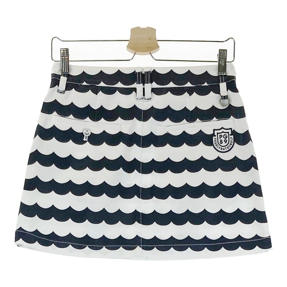 サイズ：0 PEARLY GATES パーリーゲイツ 裏地付ストレッチスカート