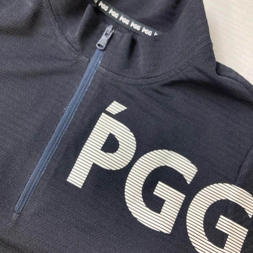 サマーセール！ サイズ 1 PGG PEARLY GATES パーリーゲイツ モデル ハーフジップ 半袖ワンピース メッシュ ネイビー系 240101526343 ゴルフウェア レディース ストスト 品質保証で、高速配送！