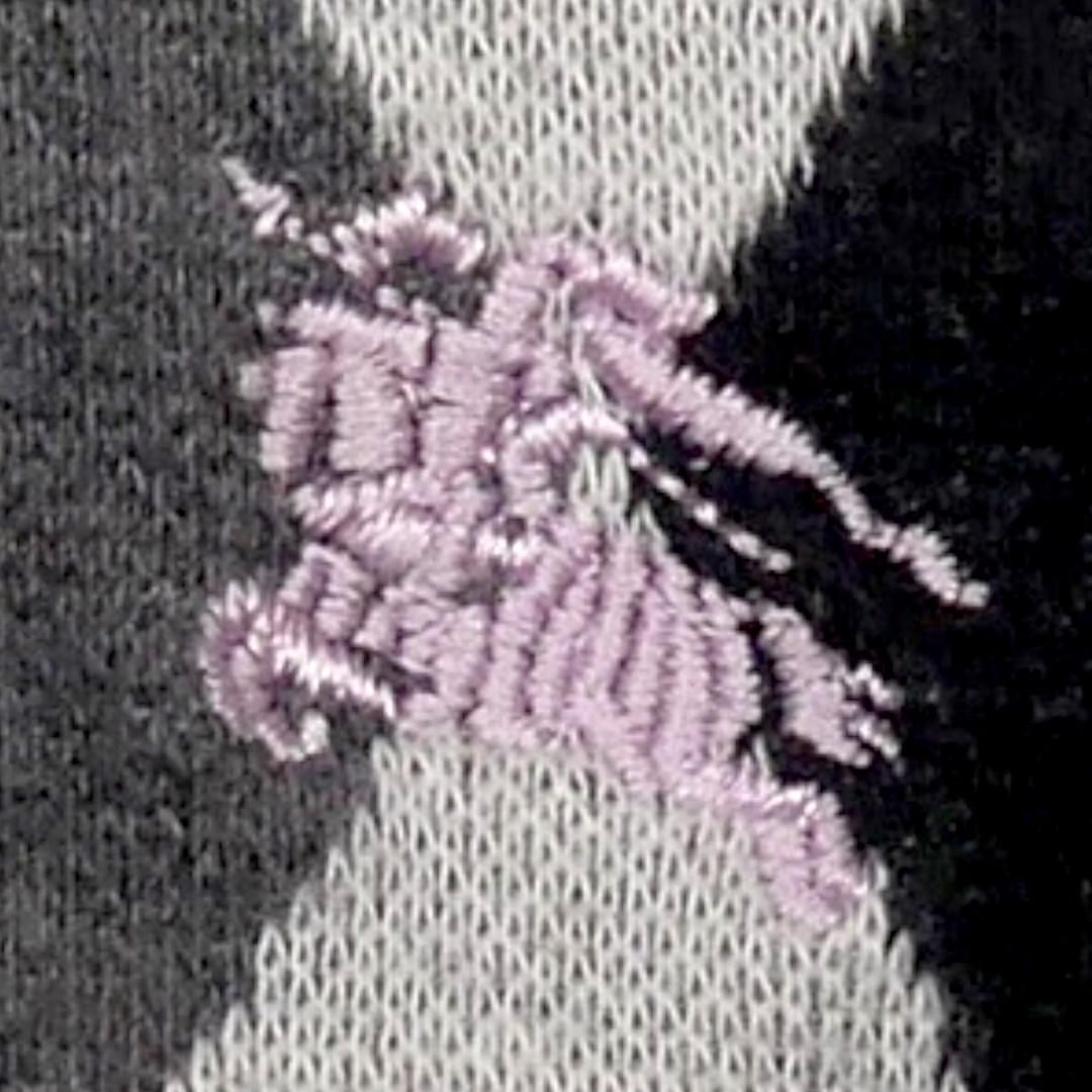 廃盤 バーバリー M ジャージ グレー アーガイル柄 刺繍 TY2182 - メルカリ