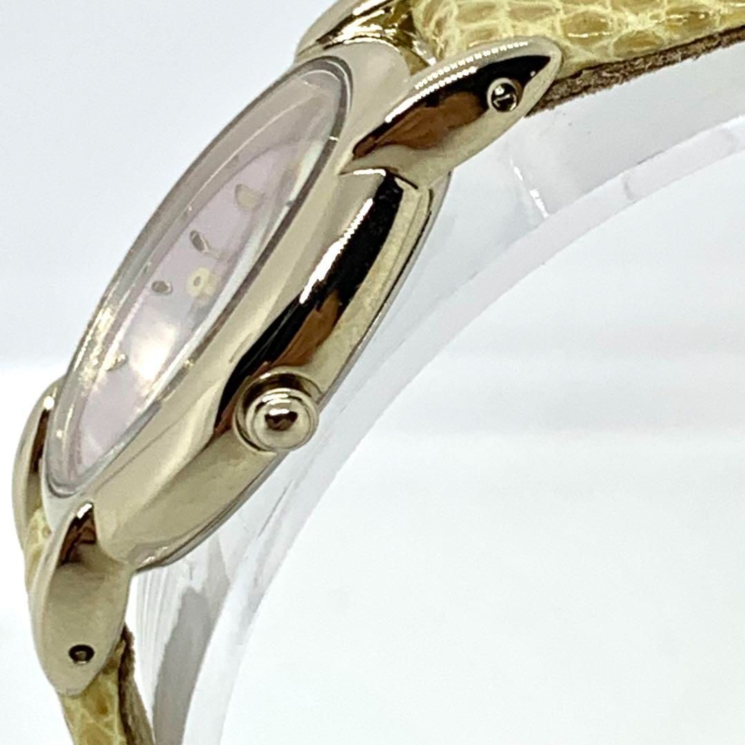 【W175-9】動作品 電池交換済 milla schon ミラショーン 腕時計 3220-L11213 ゴールドカラー レディース【送料全国一律185円】