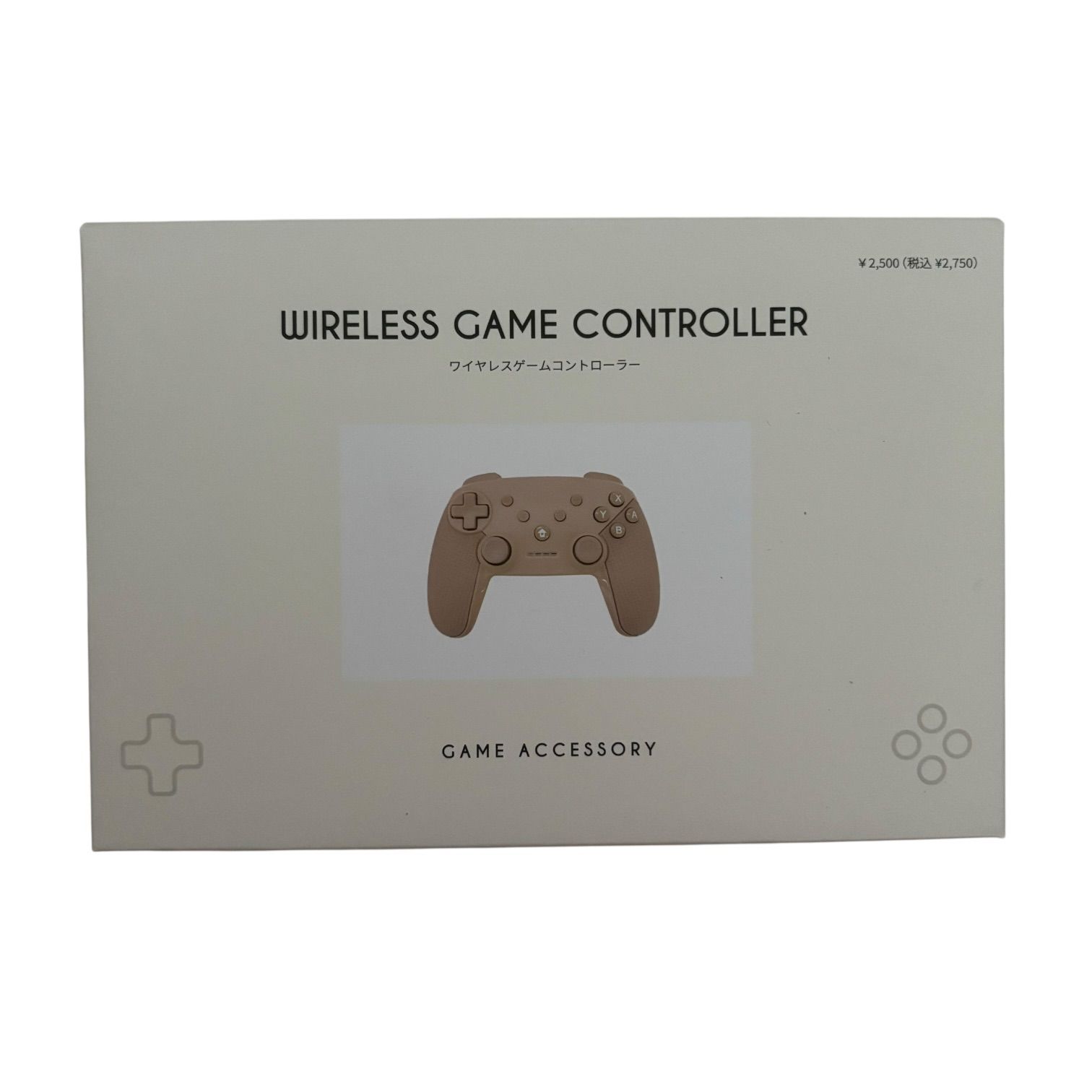 ZG3 3COINS ワイヤレスゲームコントローラー Switch用 ブラウン