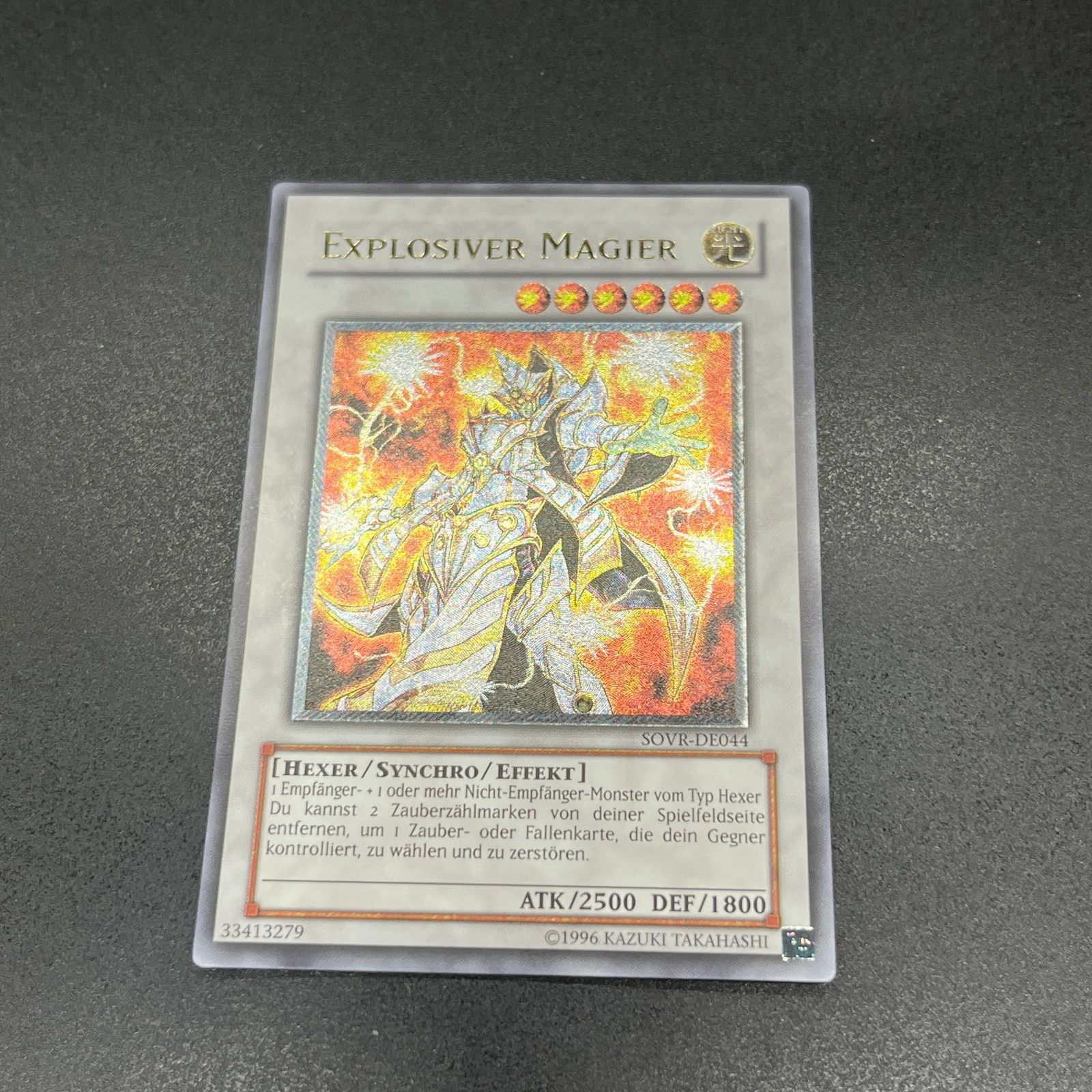 遊戯王 エクスプローシブ・マジシャン 英語版(1st) レリーフ 1枚