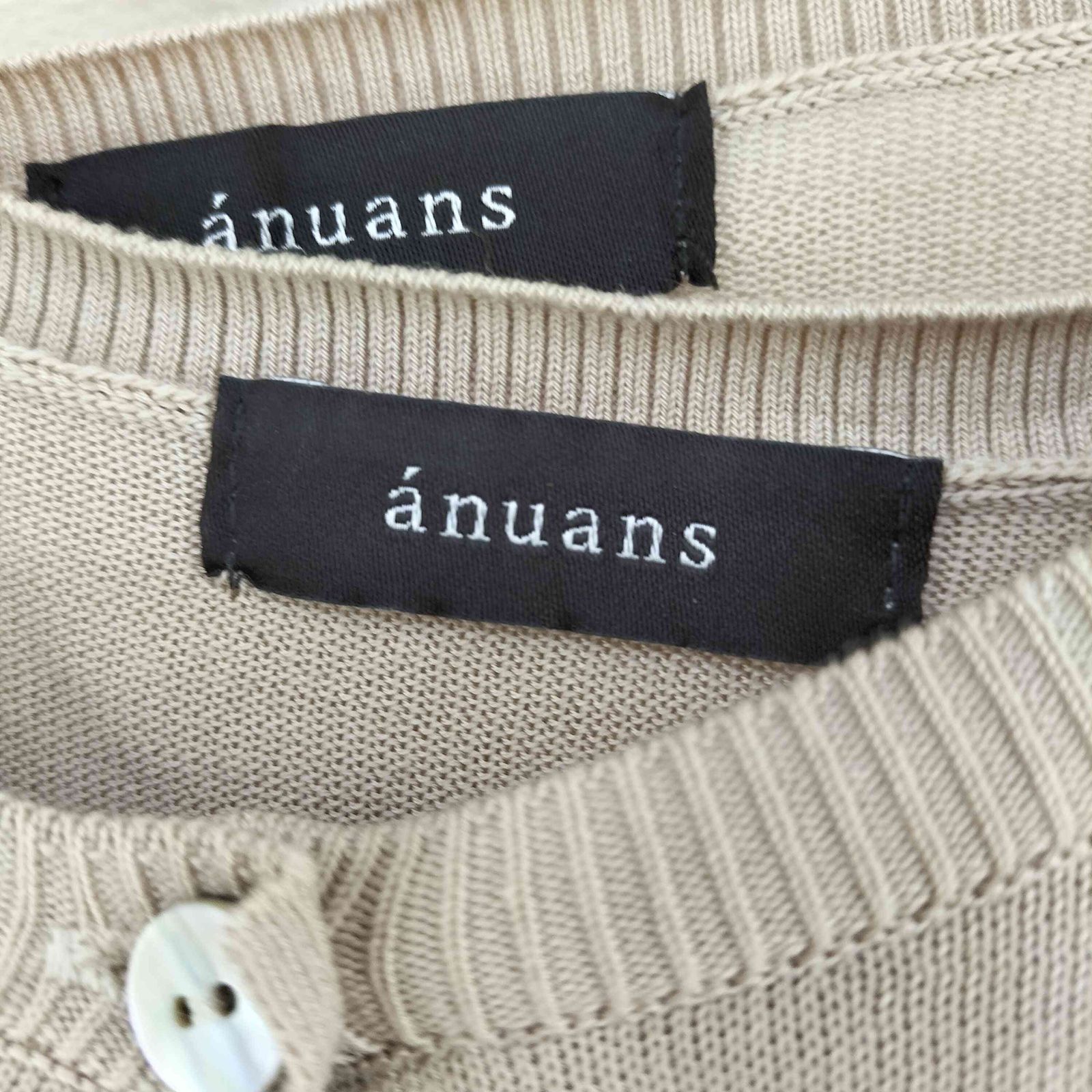 アニュアンス anuans シルク混ニットアンサンブル レディース