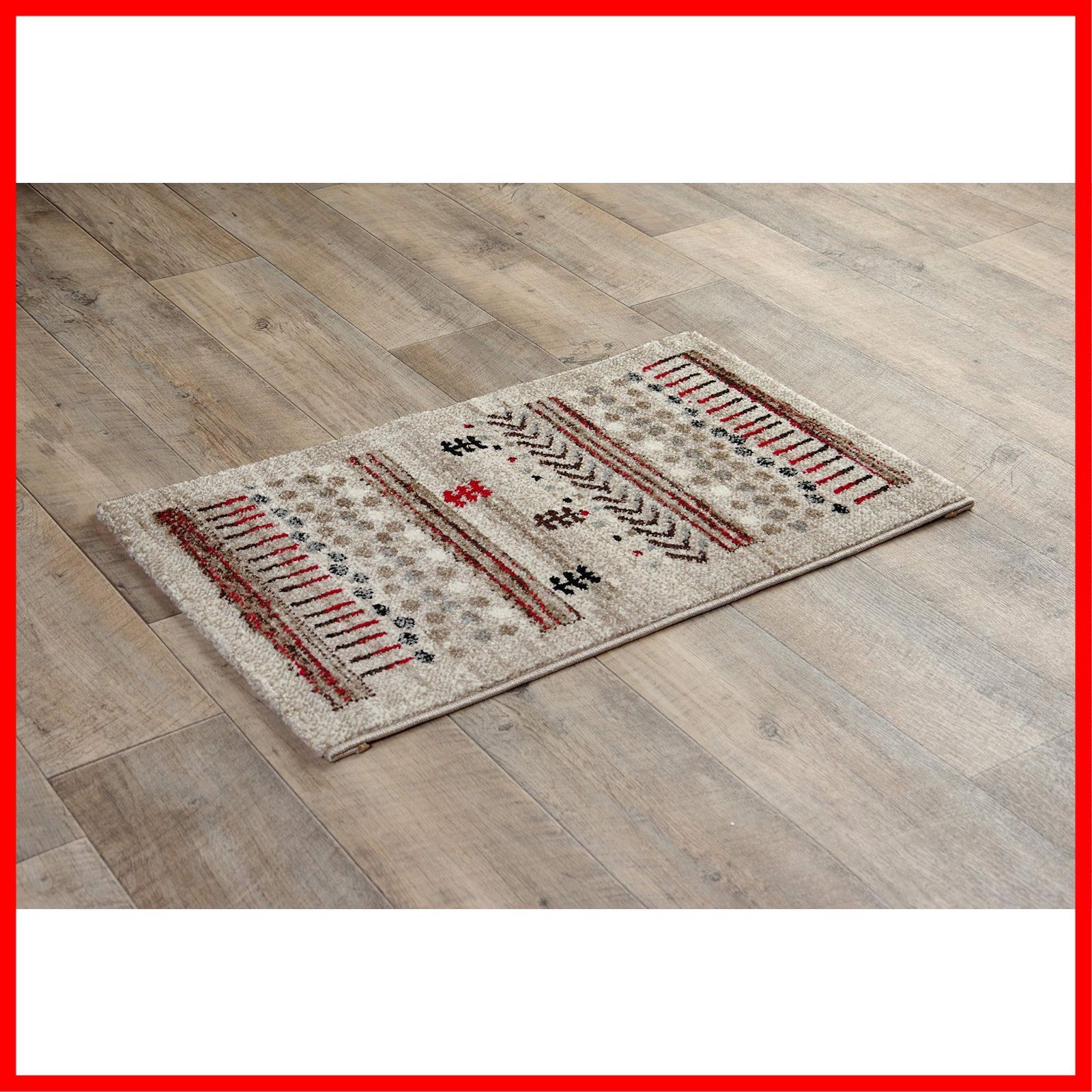 【特売】イケヒコ 玄関 選べる マット ラグ ウィルトン トルコ マリア 約70×120cm ベージュ ギャベ柄 抗菌防臭 消臭機能 へたりにくい #2037679