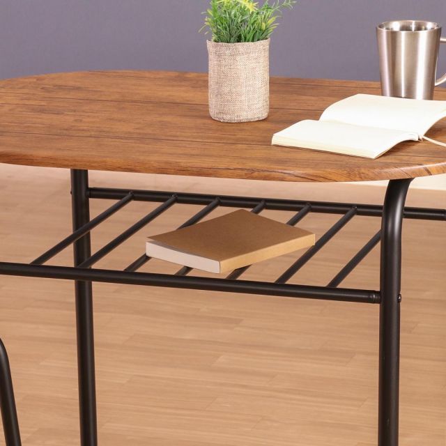 不二貿易 ダイニング３点セット ブラウン 新生活 MARWIL-DEMENAGEMENTS_CH