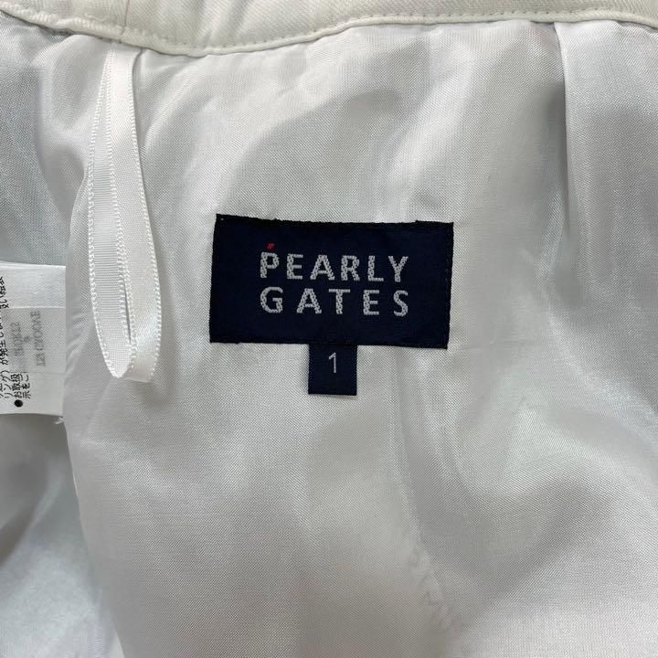 PEARLY GATES パーリーゲイツ スカート 白黒 羊毛 モヘヤスカート