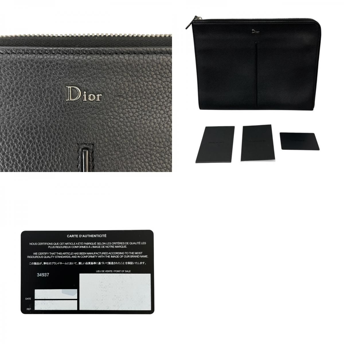 DIOR HOMME】ディオール・オム クラッチバッグ クラッチバッグ レザー