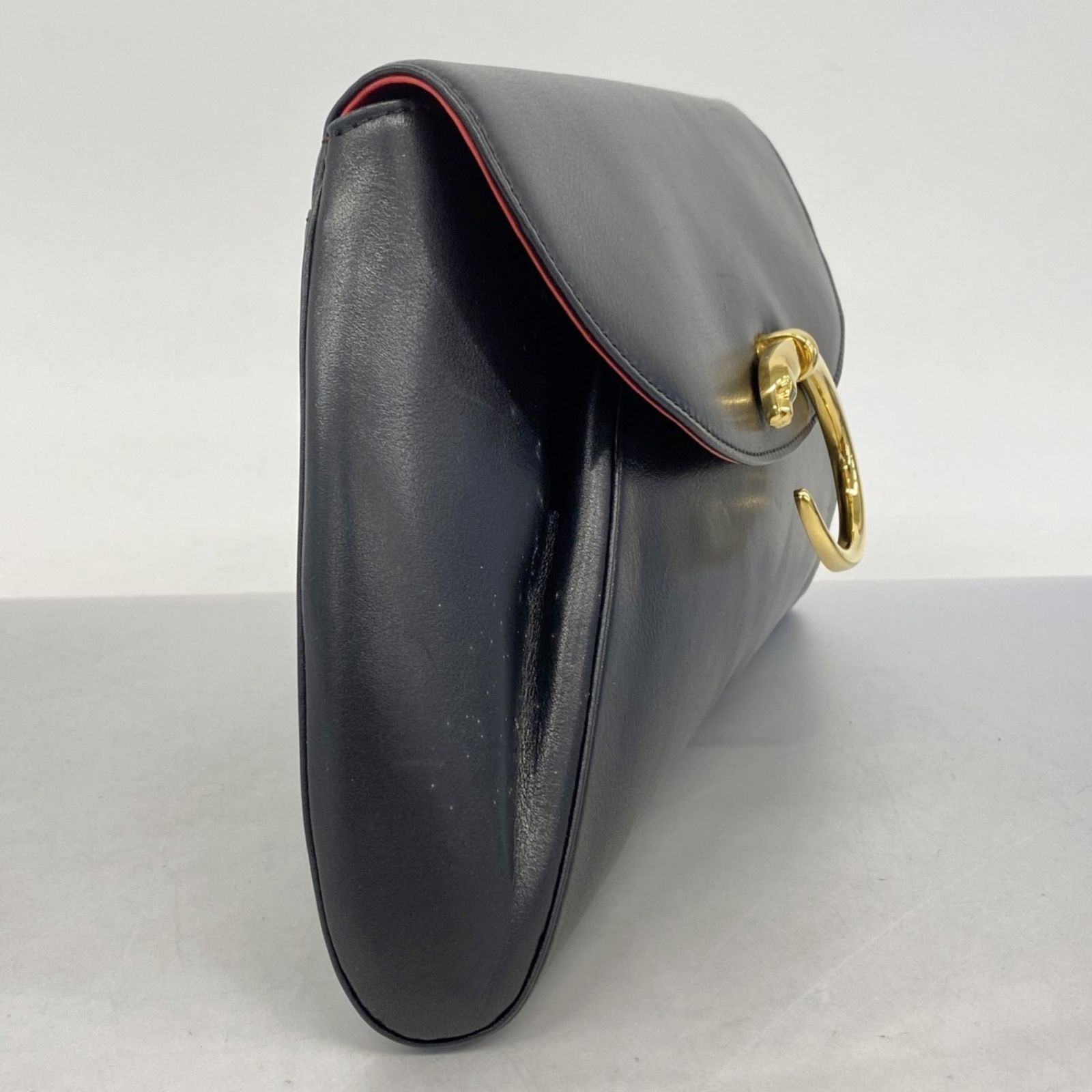 カルティエ Cartier カルティエ クラッチバッグ パンテール レザー ブラック レディース