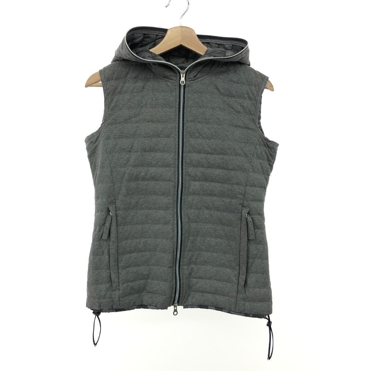 Duvetica デュベティカ ベージュ ダウンベスト フード付き 42 DUVETICA