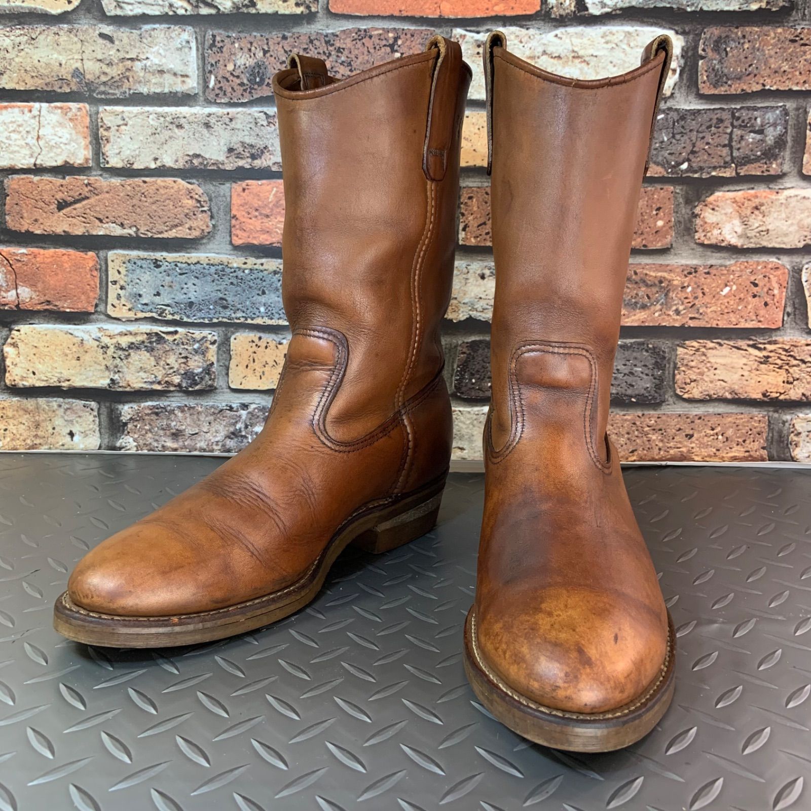 REDWING 1155 ペコスブーツ 1985年製 ヴィンテージ US8E JP26㎝ レッドウイング アメリカ製 25E2-1155