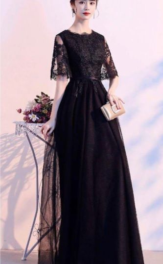 発表会 舞台衣装 パーティ 女優 ドレス 9号 M OPN2933