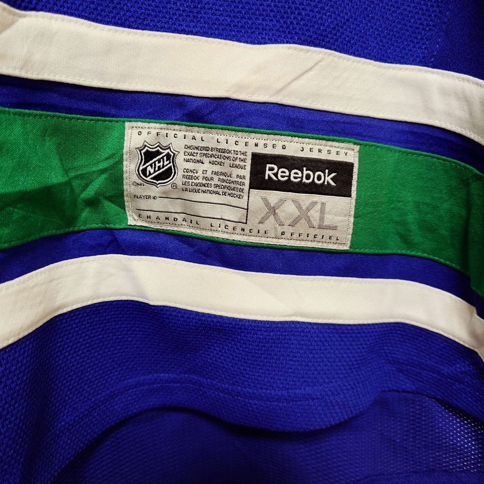 Reebok】 NHL バンクーバー・カナックス ゲームシャツ S-1887