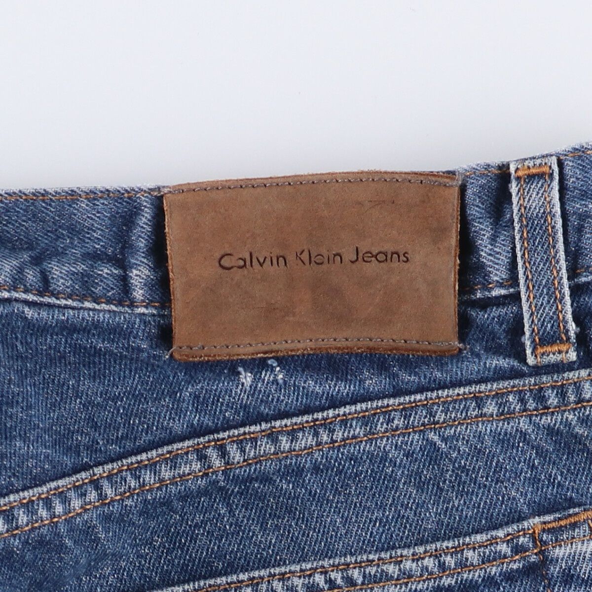 プレミアム 古着 90年代 カルバンクライン Calvin klein JEANS EASY FIT テーパードデニムパンツ メンズw34相当 ヴィンテージ|eaa583376