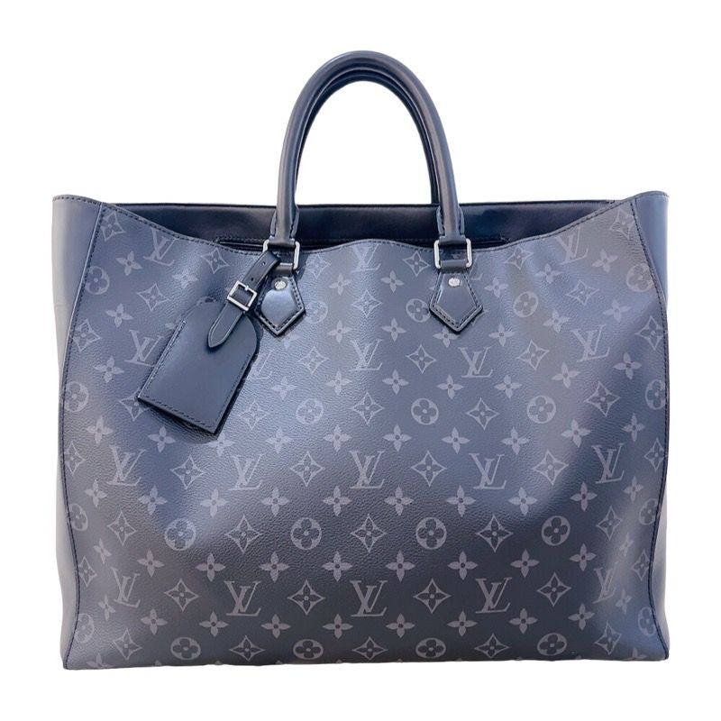 ルイ・ヴィトン LOUIS VUITTON グランサック M44733 ブラック シルバー金具 モノグラム・エクリプス メンズ トートバッグ -  メルカリ