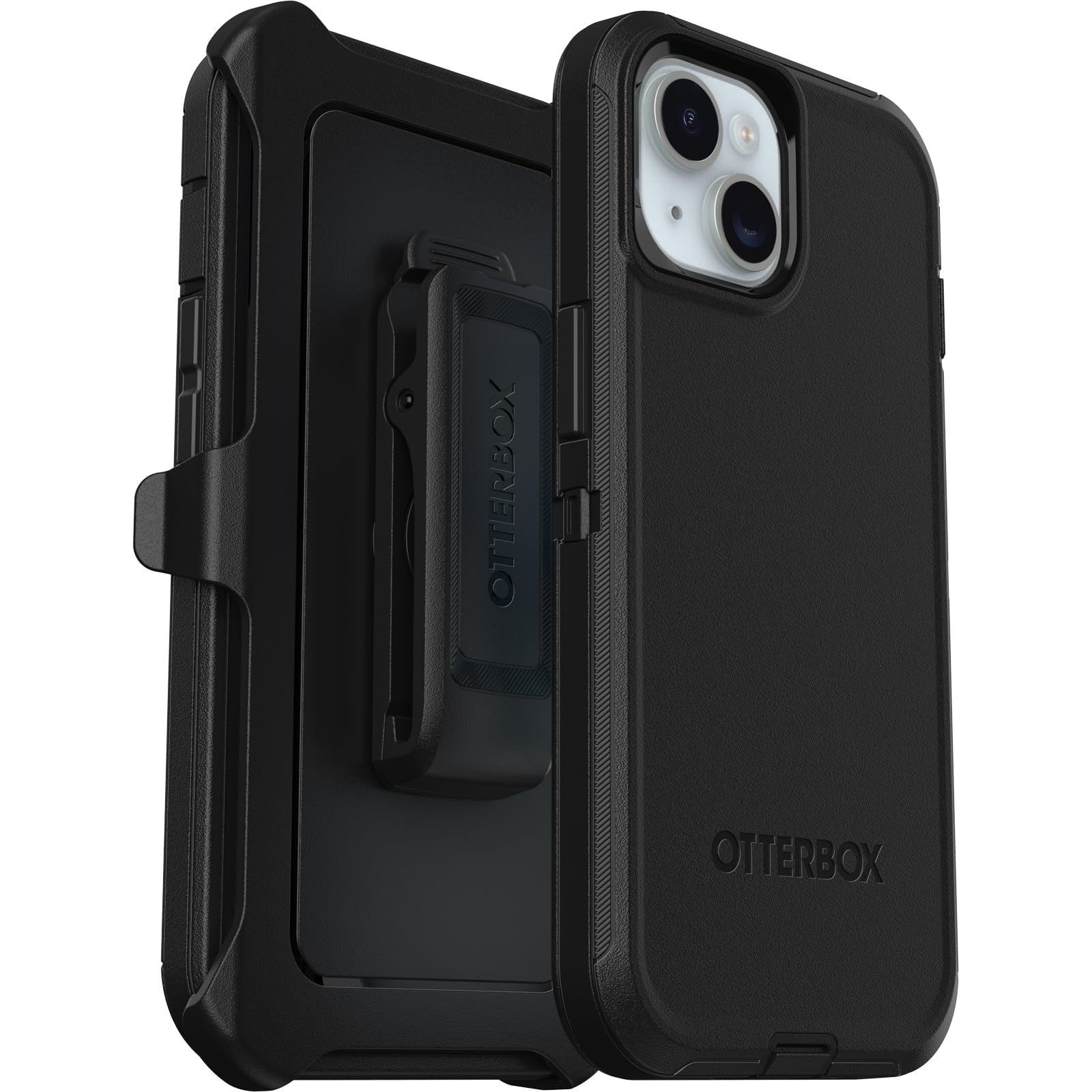 【在庫処分】Defender iPhone 15用ケース 【国内正規品】OtterBox ブラック 米軍MIL規格取得〔オッターボックス〕