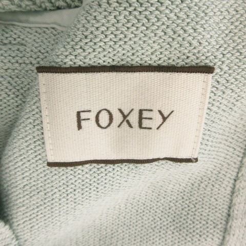 フォクシー FOXEY 42848 Cardigan Stream フーディ ニット